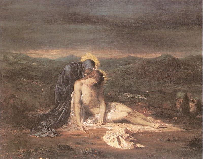 Gustave Moreau Pieta France oil painting art